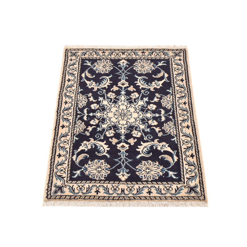 Perserteppich - Nain - 89 x 60 cm - dunkelblau