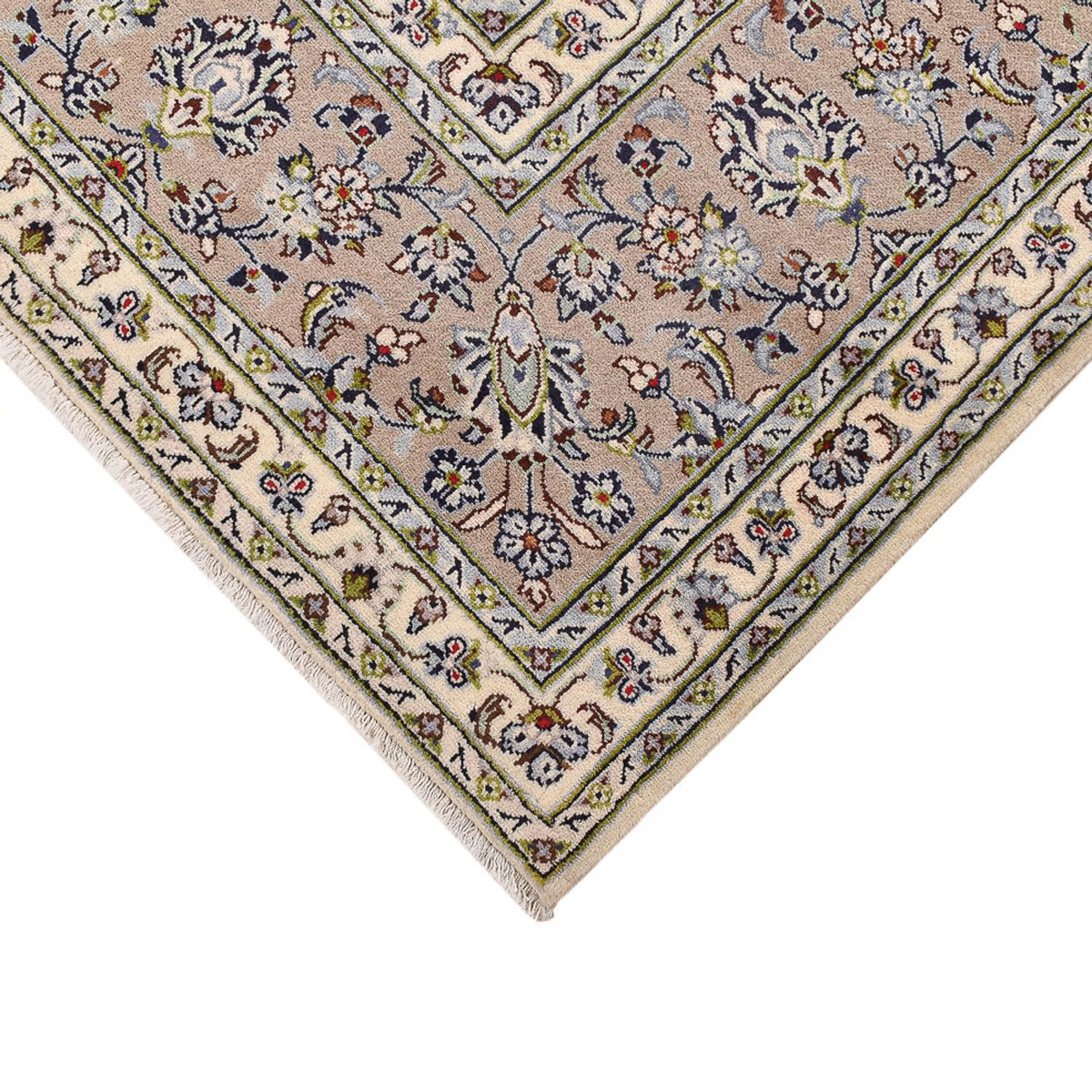 Perserteppich - Keshan - 355 x 245 cm - dunkelbeige