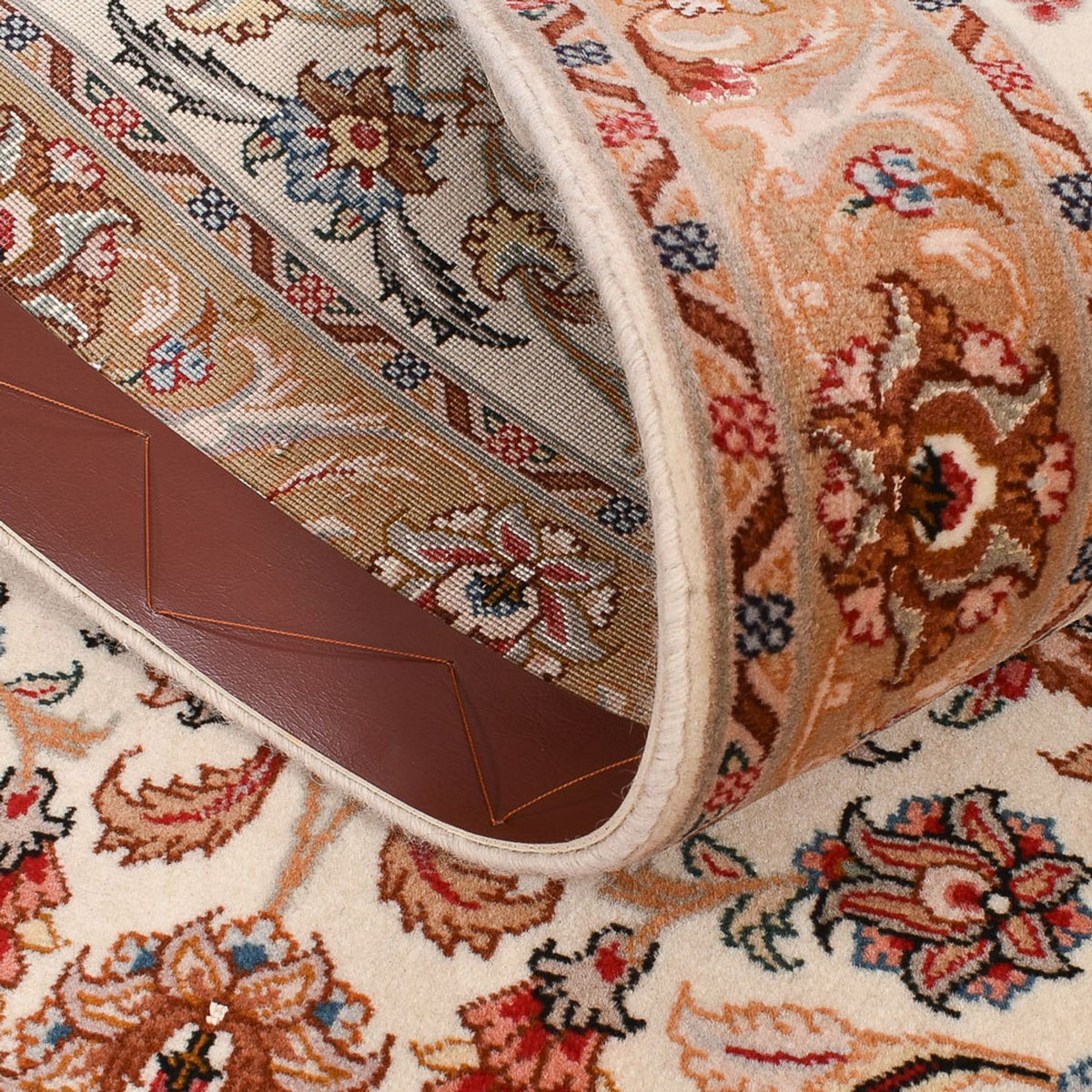 Läufer Perser - Täbriz - Premium - 314 x 79 cm - beige