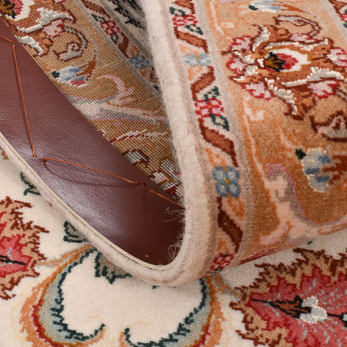 Läufer Perser - Täbriz - Premium - 317 x 72 cm - beige
