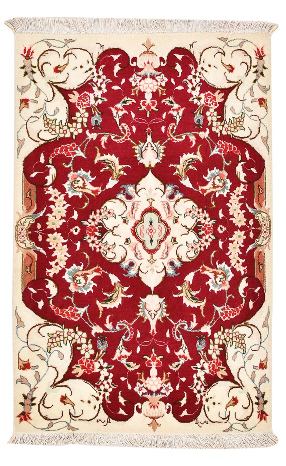 Perserteppich - Täbriz - Royal - 90 x 60 cm - rot