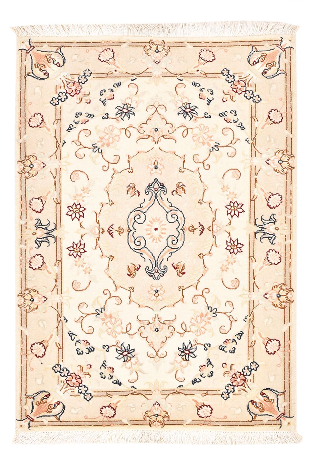 Perserteppich - Täbriz - Royal - 91 x 60 cm - creme