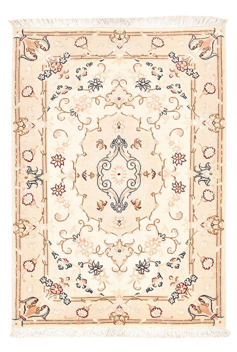 Perserteppich - Täbriz - Royal - 91 x 60 cm - creme