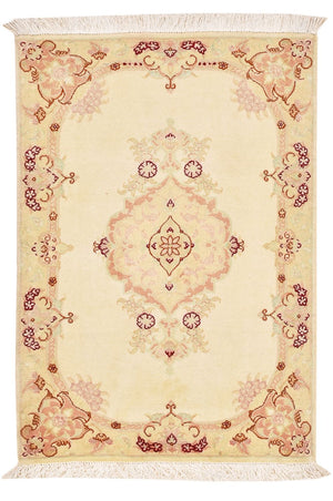 Perserteppich - Täbriz - Royal - 89 x 58 cm - hellbeige