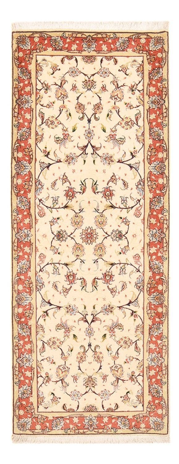 Läufer Perser - Täbriz - Royal - 204 x 80 cm - beige