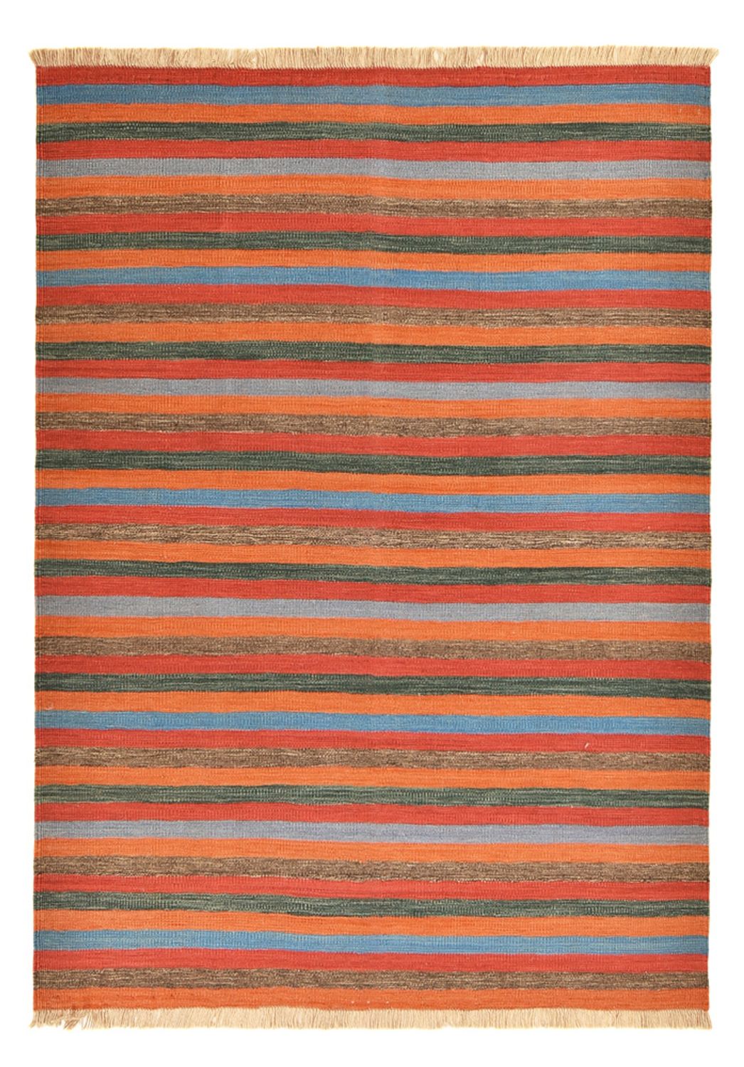 Kelim Teppich - Trendy - 200 x 146 cm - mehrfarbig