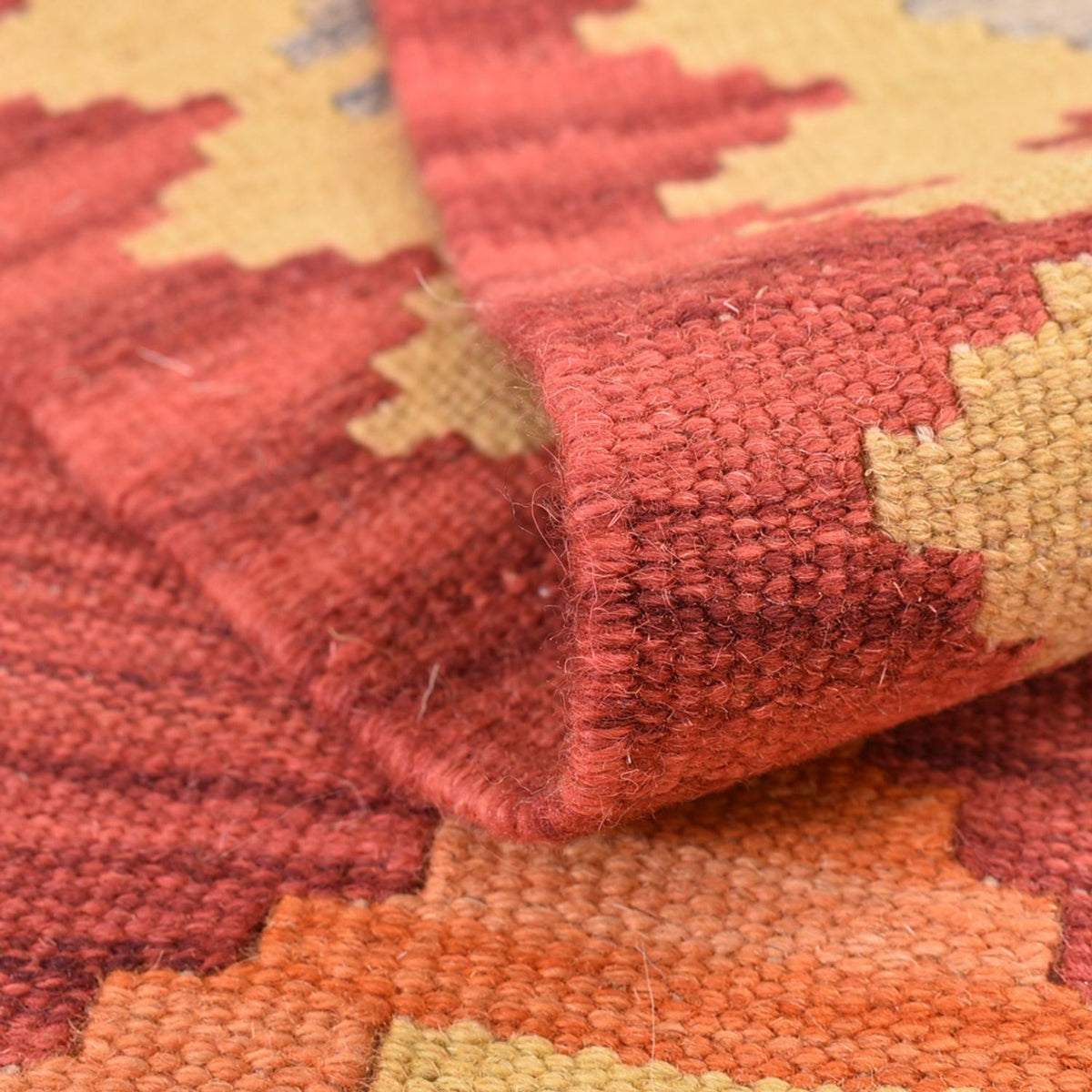 Läufer Kelim - Oriental - 197 x 60 cm - mehrfarbig