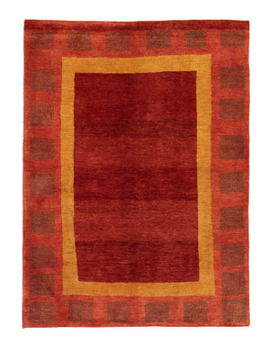 Gabbeh Teppich - Perser 198 x 147 cm - rot