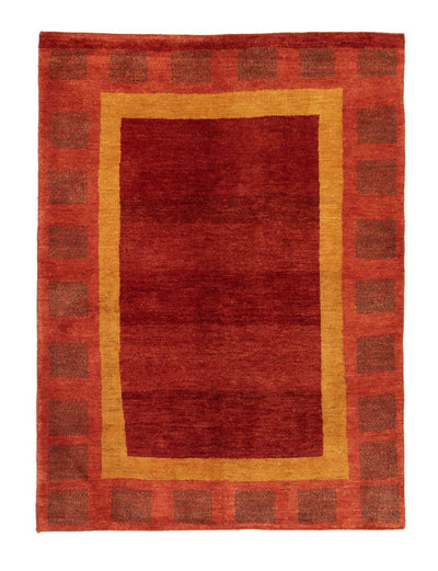 Gabbeh Teppich - Perser 147 x 198 cm - rot