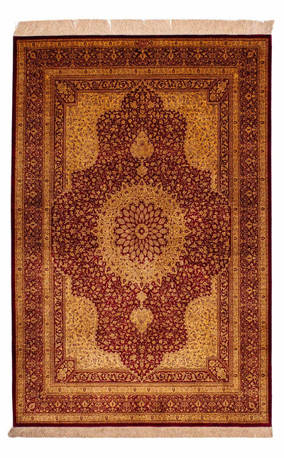 Ghom - Seide Teppich 130x188cm - Perserteppich
