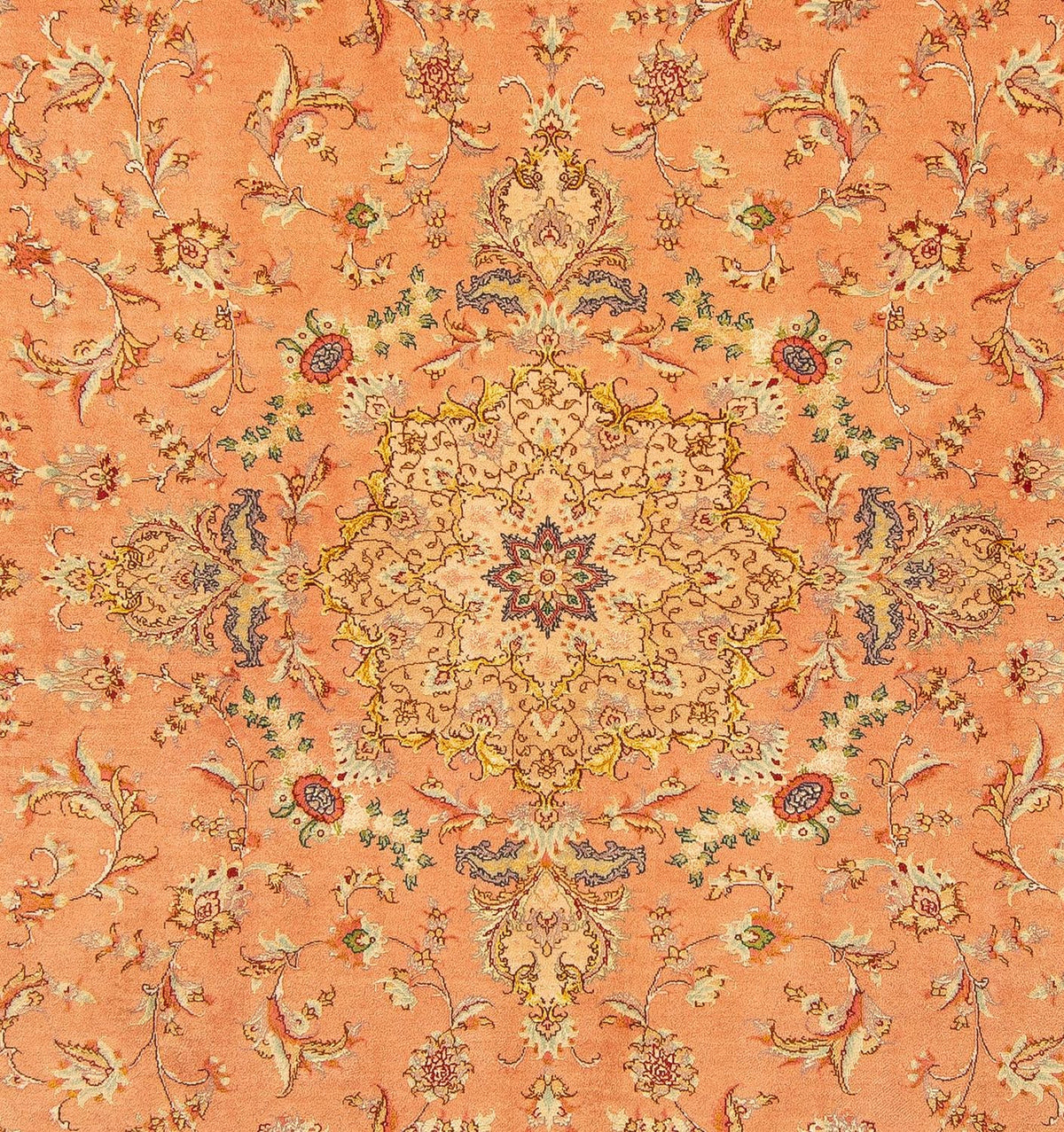 Perserteppich - Täbriz - Royal 204 x 192 cm Teppich Quadratisch