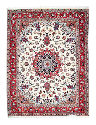 Täbriz - 50 Raj Teppich 156x203cm - Perserteppich - beige