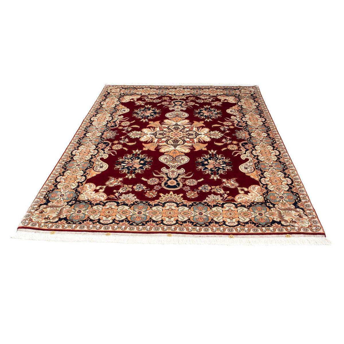Perserteppich - Täbriz - Royal 202 x 152 cm Teppichbrücke