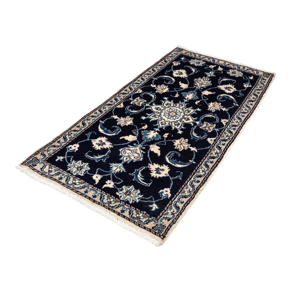Perserteppich - Nain 143 x 70 cm - blau