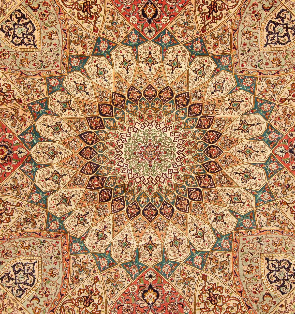 Perserteppich - Täbriz - Royal 253 x 252 cm Quadratischer Teppich
