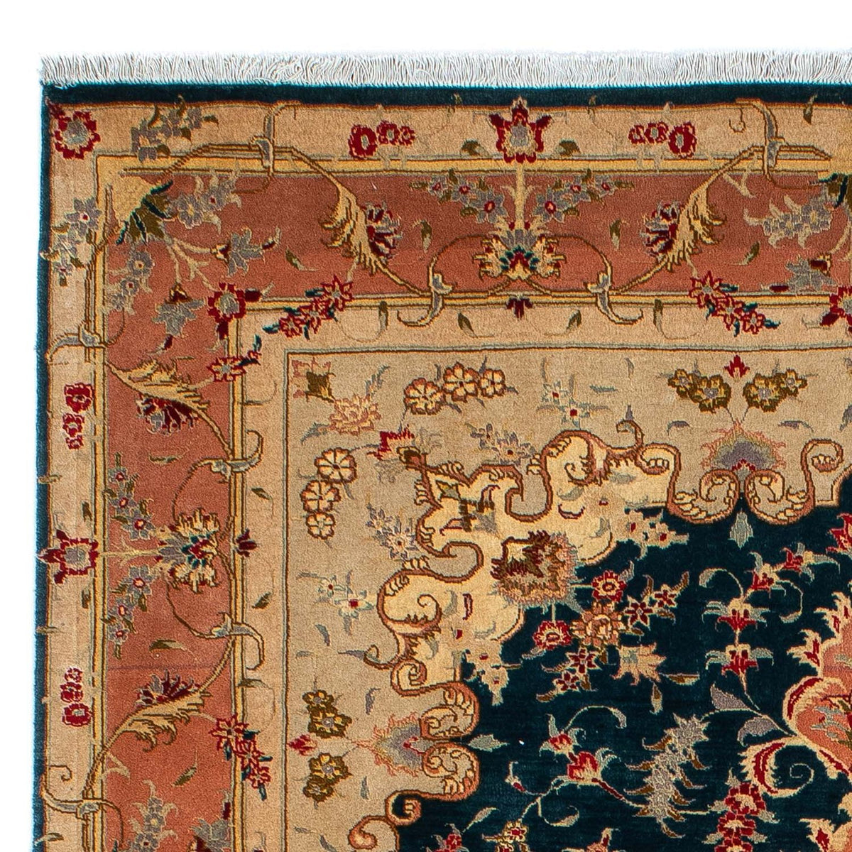 Perserteppich - Täbriz - Royal 202 x 152 cm Teppichbrücke