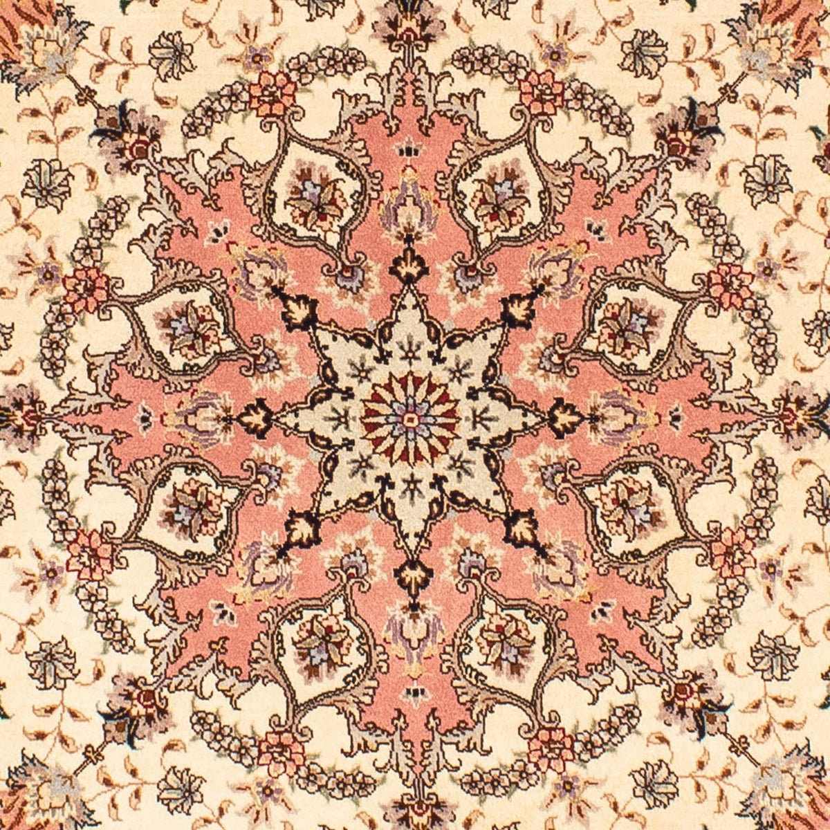 Perserteppich - Täbriz - Royal 150 x 150 cm - beige