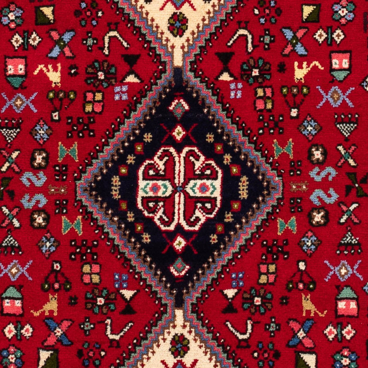 Perserteppich - Nomadic 148 x 98 cm - dunkelrot