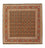 Perserteppich - Täbriz - Royal 156 x 155 cm Teppich Quadratisch