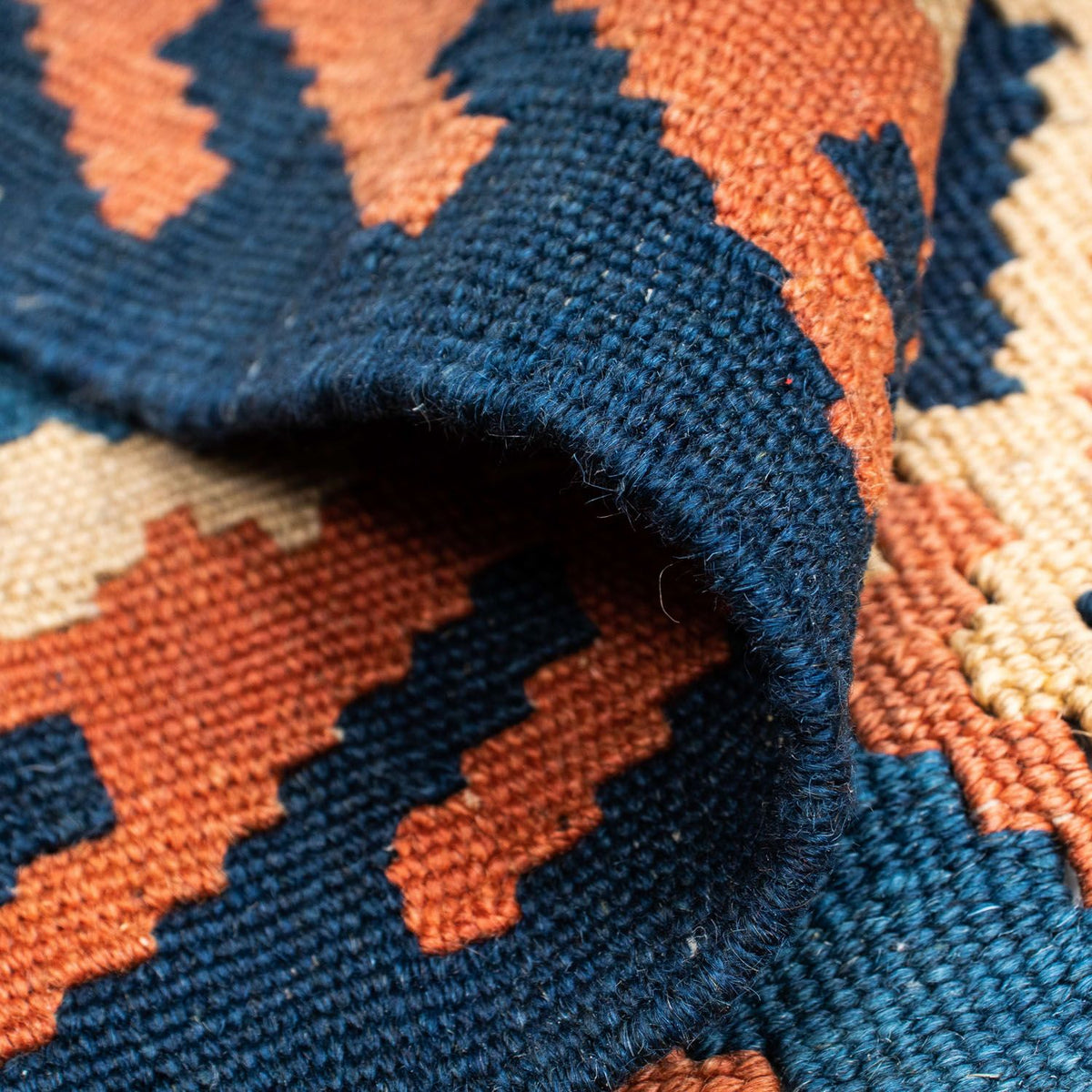 Kelim Teppich - Oriental 222 x 158 cm - blau