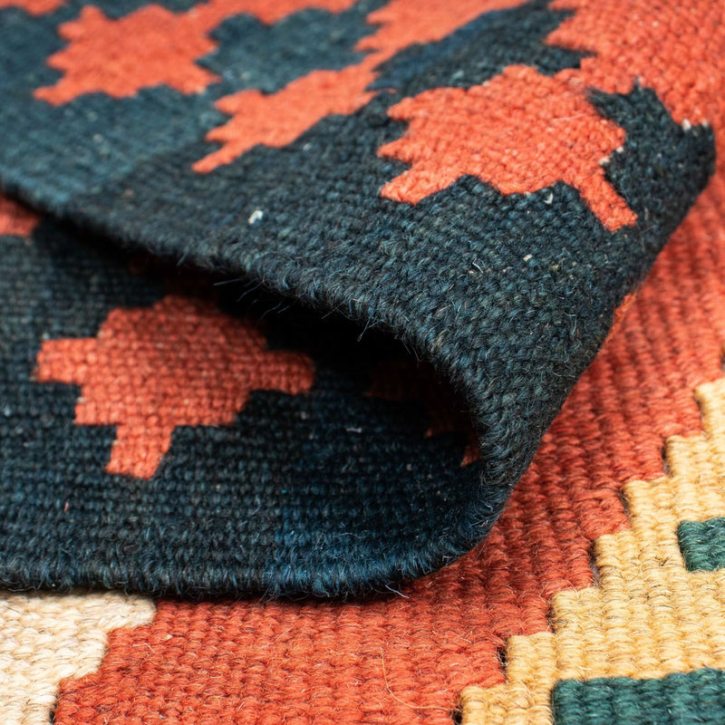 Kelim Teppich - Oriental 212 x 146 cm - rost