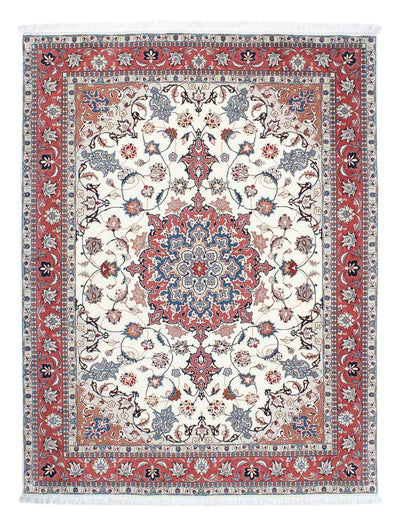 Täbriz - 50 Raj Teppich 153x194cm - Perserteppich - beige