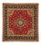 Perserteppich - Täbriz - Royal 208 x 200 cm Quadratischer Teppich