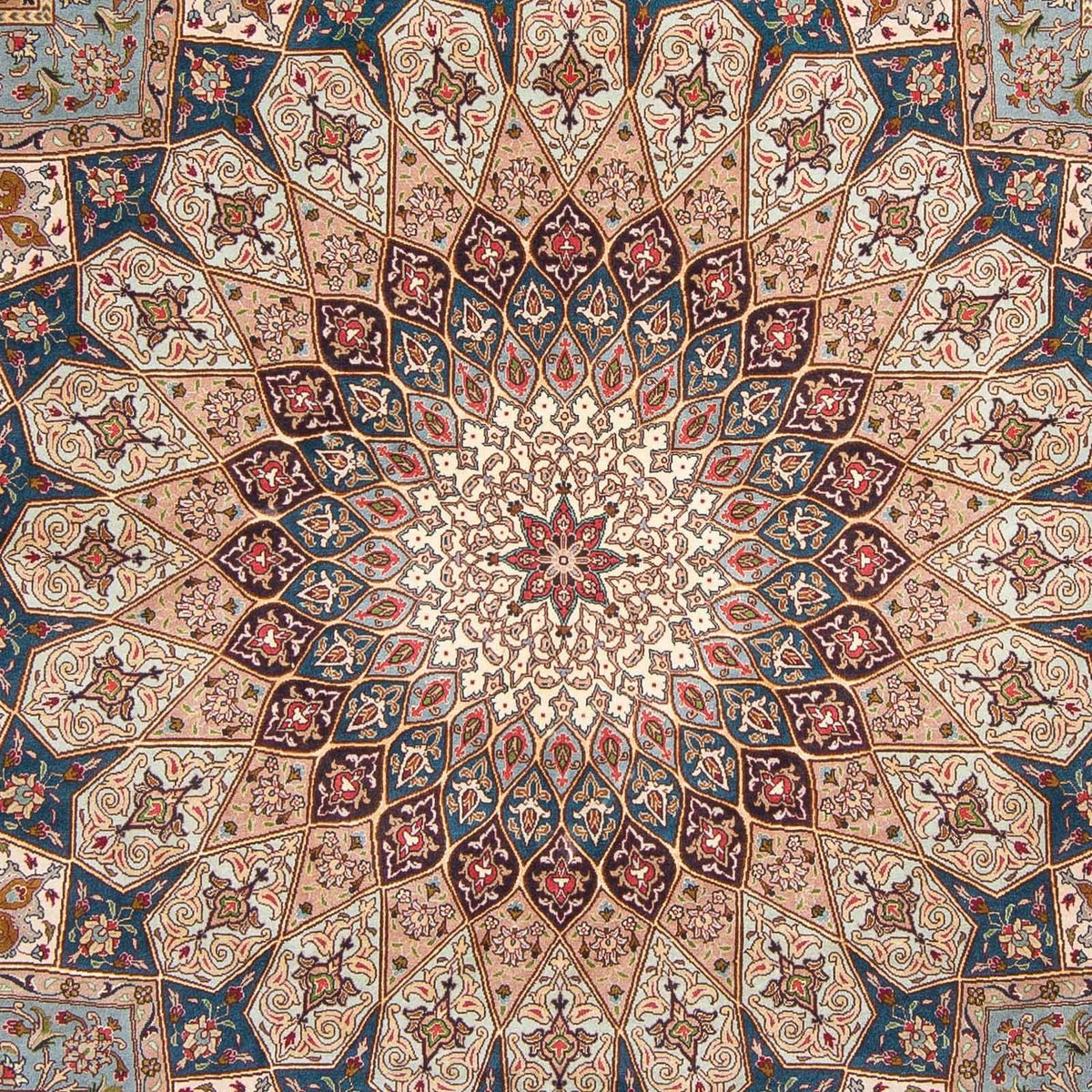 Perserteppich - Täbriz - Royal 253 x 251 cm Quadratischer Teppich