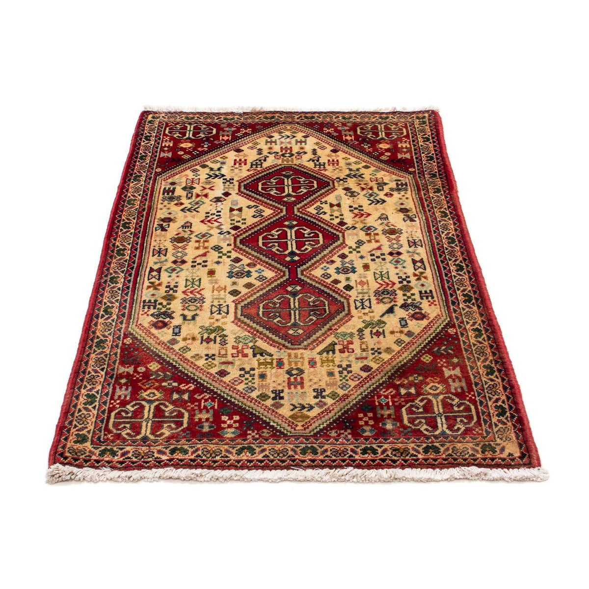 Perserteppich - Nomadic 123 x 75 cm - hellrot