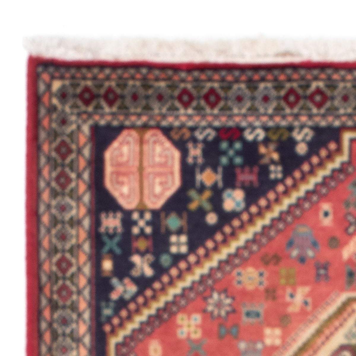 Perserteppich - Nomadic 123 x 78 cm - hellrot