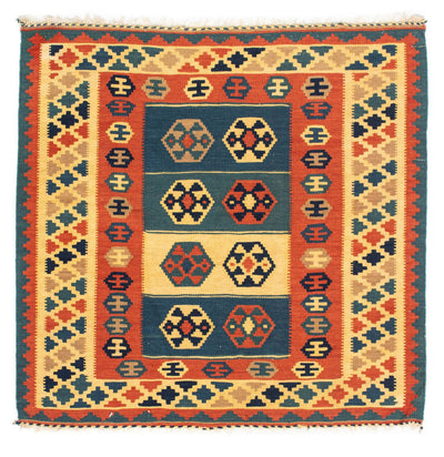 Kilim de Fars Tapis 100x100cm