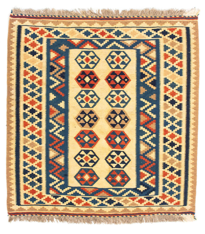 Kelim Teppich - Oriental 103 x 100 cm - beige