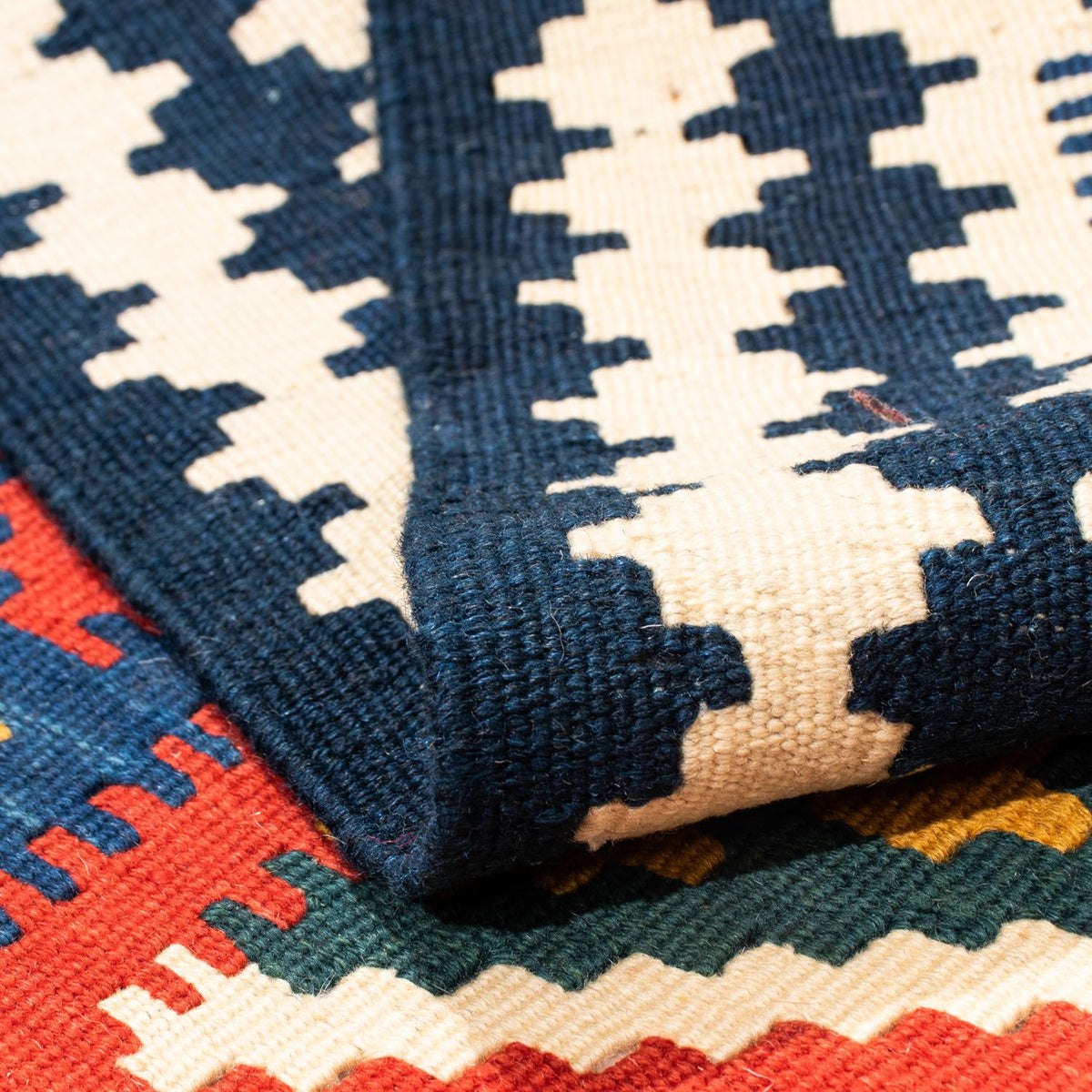 Kelim Teppich - Oriental 107 x 103 cm - rot