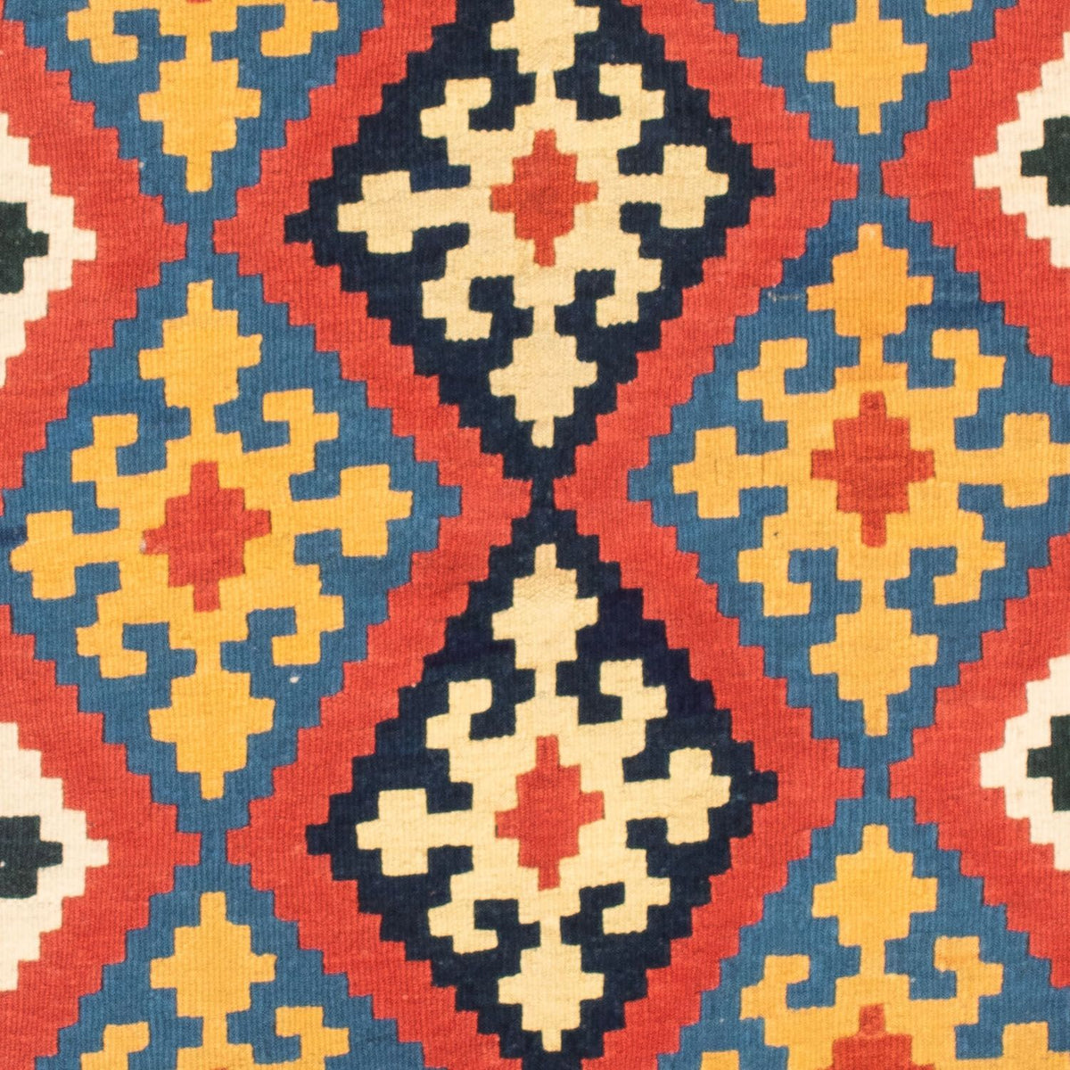 Kelim Teppich - Oriental 102 x 101 cm - rot