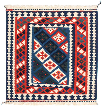 Kilim de Fars Tapis 103x104cm