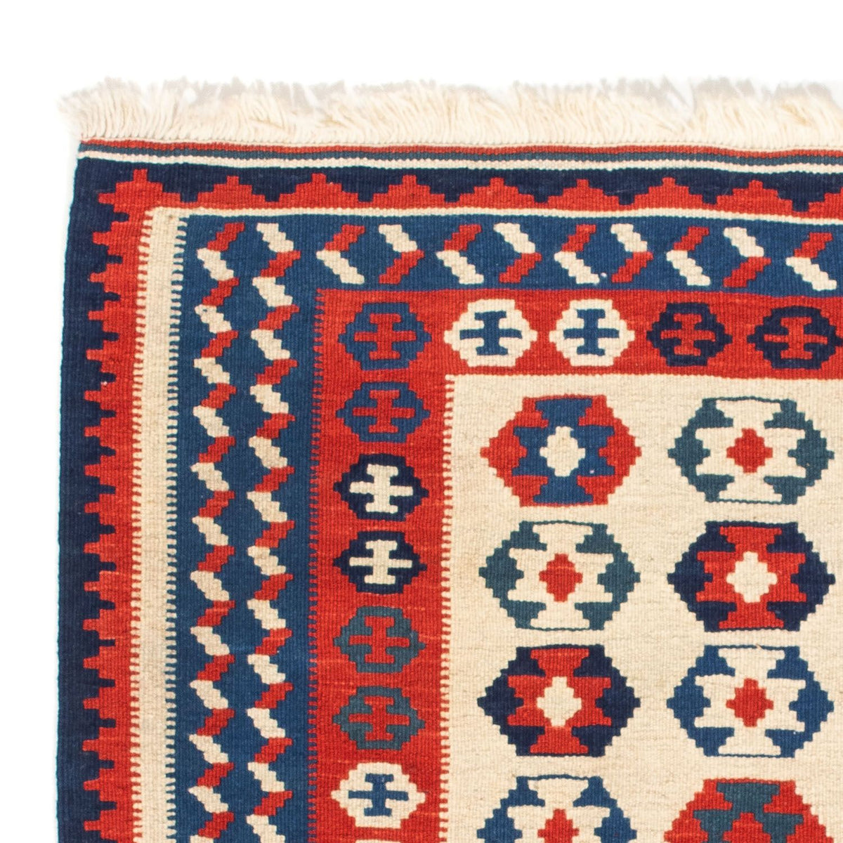 Kelim Teppich - Oriental 103 x 103 cm - beige