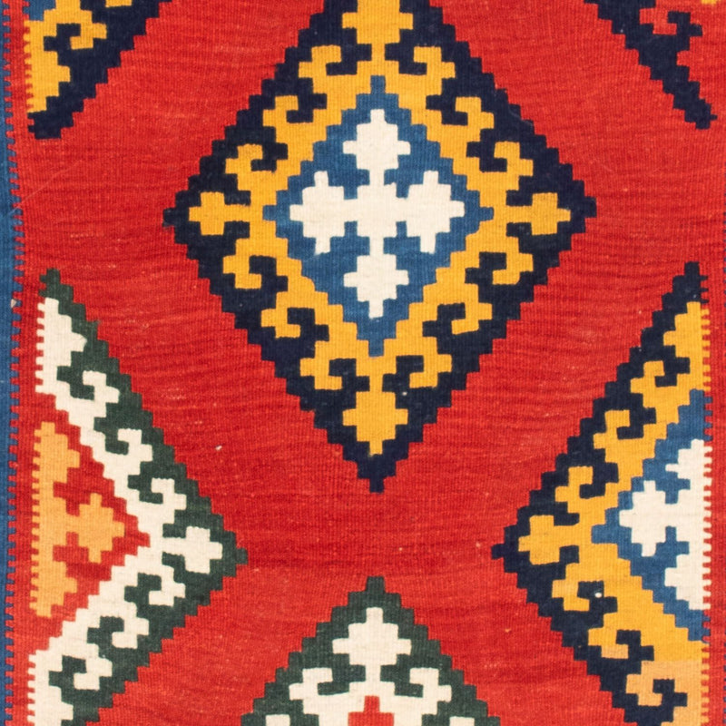 Kelim Teppich - Oriental 113 x 110 cm - rot