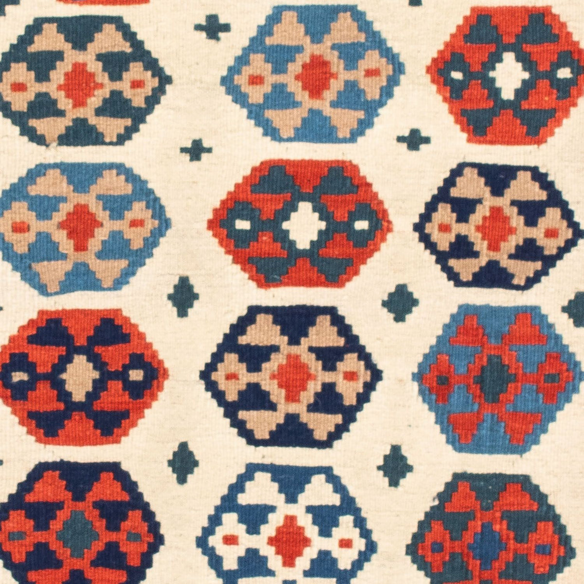 Kelim Teppich - Oriental 104 x 102 cm - beige