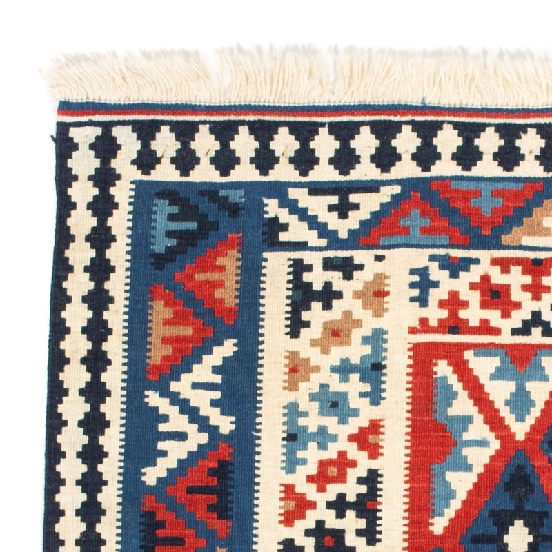 Kelim Teppich - Oriental 103 x 103 cm - blau