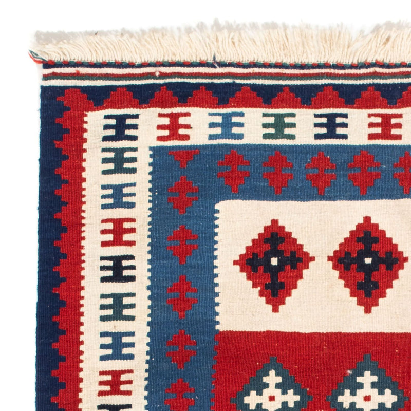 Kelim Teppich - Oriental 106 x 103 cm - blau