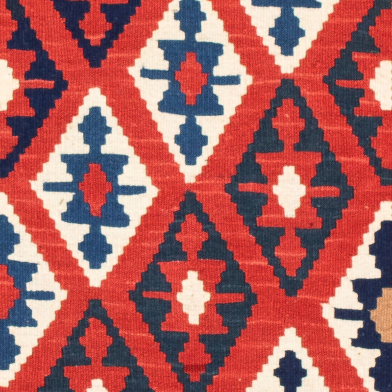 Kelim Teppich - Oriental 102 x 100 cm - blau