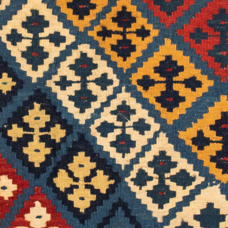 Kelim Teppich - Oriental 110 x 109 cm - rot