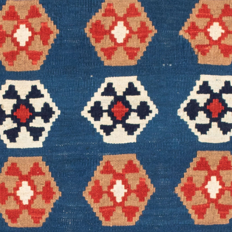 Kelim Teppich - Oriental 104 x 102 cm - blau