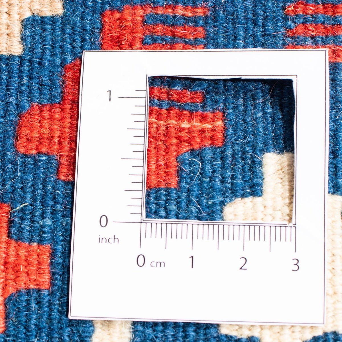 Kelim Teppich - Oriental 104 x 103 cm - blau