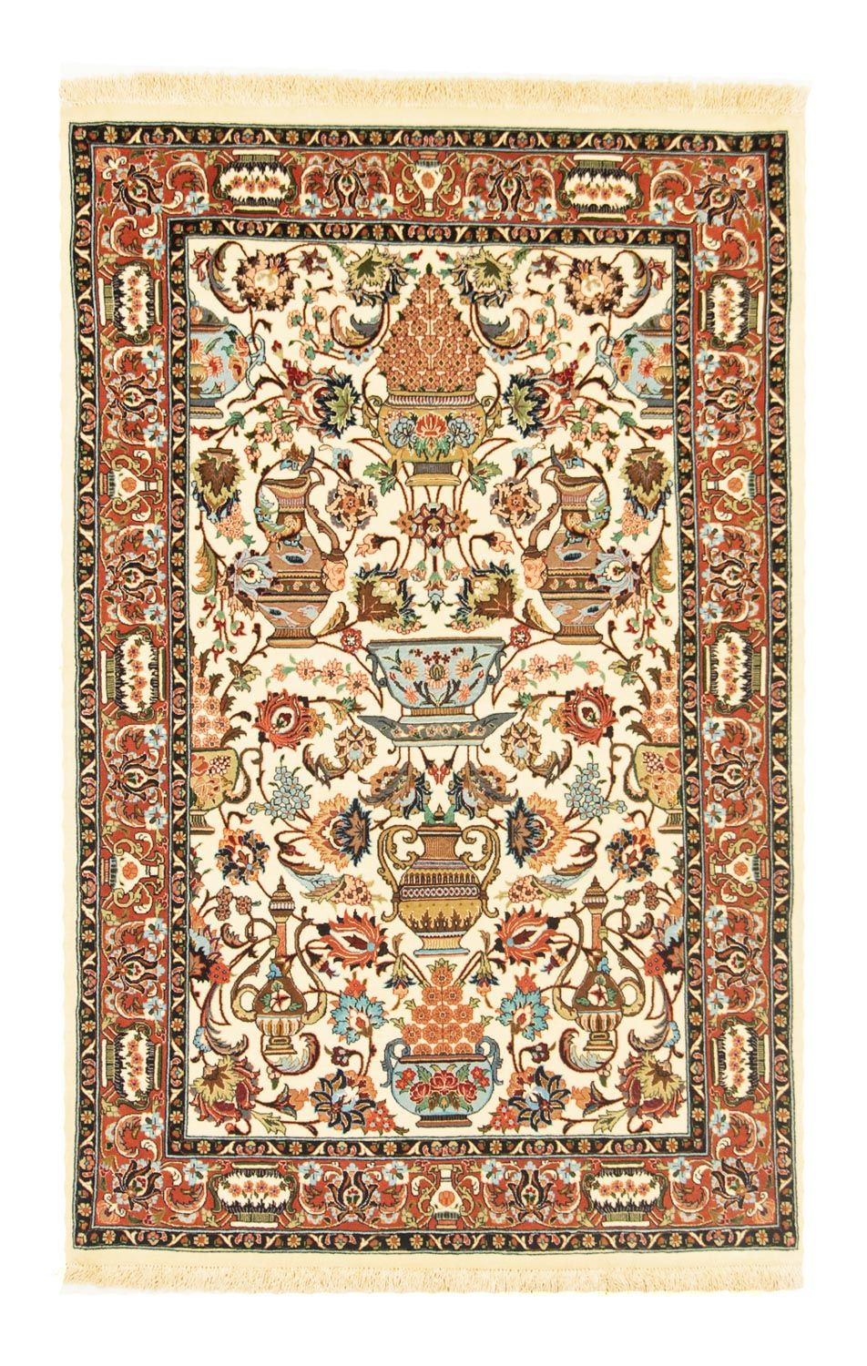Perserteppich - Ghom 160 x 102 cm - beige