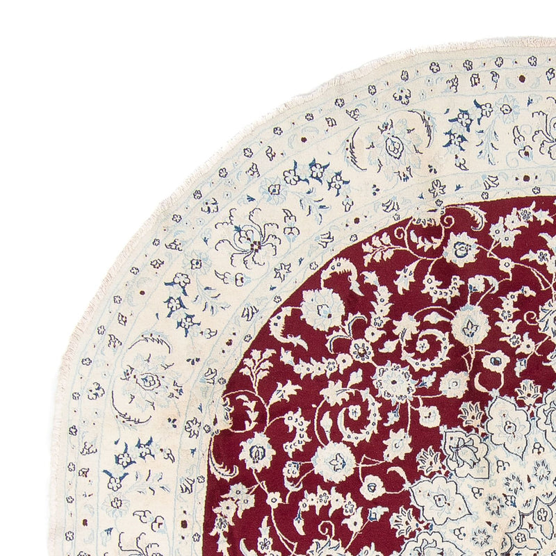 Perserteppich - Nain 300 x 300 cm - dunkelrot