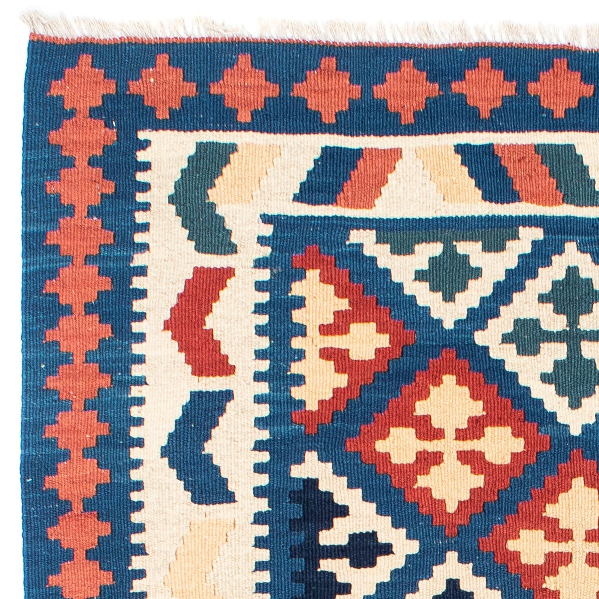 Kelim Teppich - Oriental 170 x 128 cm - blau