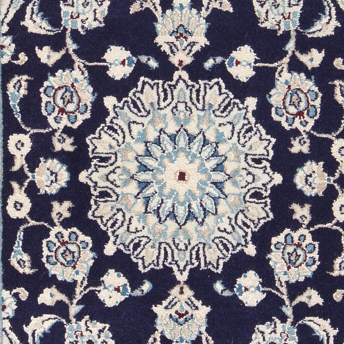 Perserteppich - Nain 85 x 55 cm - dunkelblau