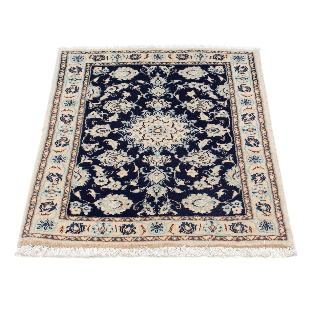 Perserteppich - Nain - Royal 85 x 55 cm - dunkelblau