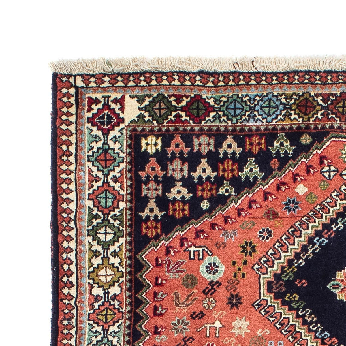 Perserteppich - Nomadic 150 x 101 cm - dunkelblau